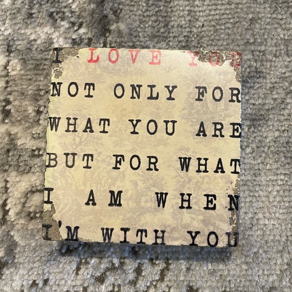 Set of four block art by cedar mountain - Picture 2 of 5